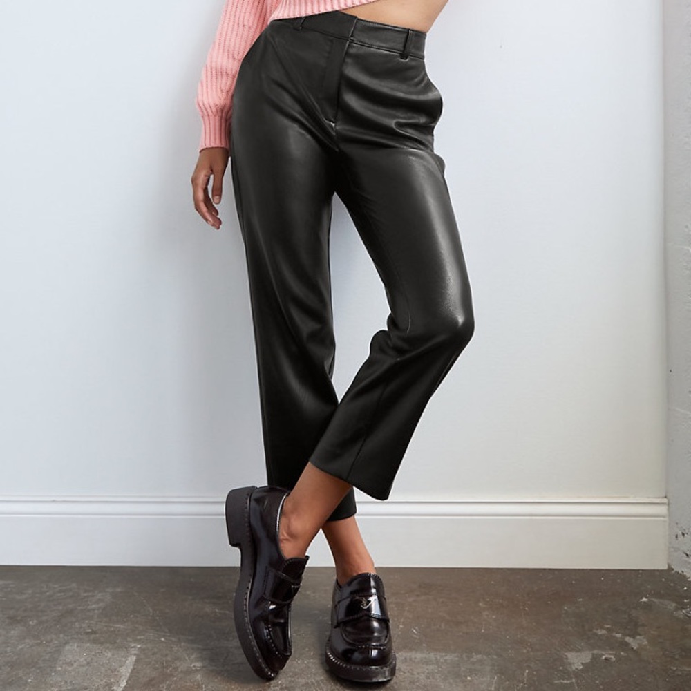 NWOT Aritzia Babaton Command Leather Pant